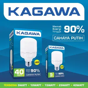 Lampu LED Super Terang 5w/ 10w/ 15w/ 25w/ 40w Berkualitas dan Murah KAGAWA BIRU 100% ORIGINAL
