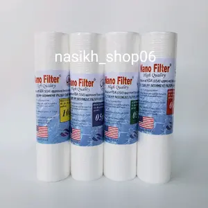 FILTER PENJERNIH PEMBERSIH AIR/Saringan Air/ Cartridge /Sedimen/Sediment /Spon /sepon/10 inch - NANO FILTER