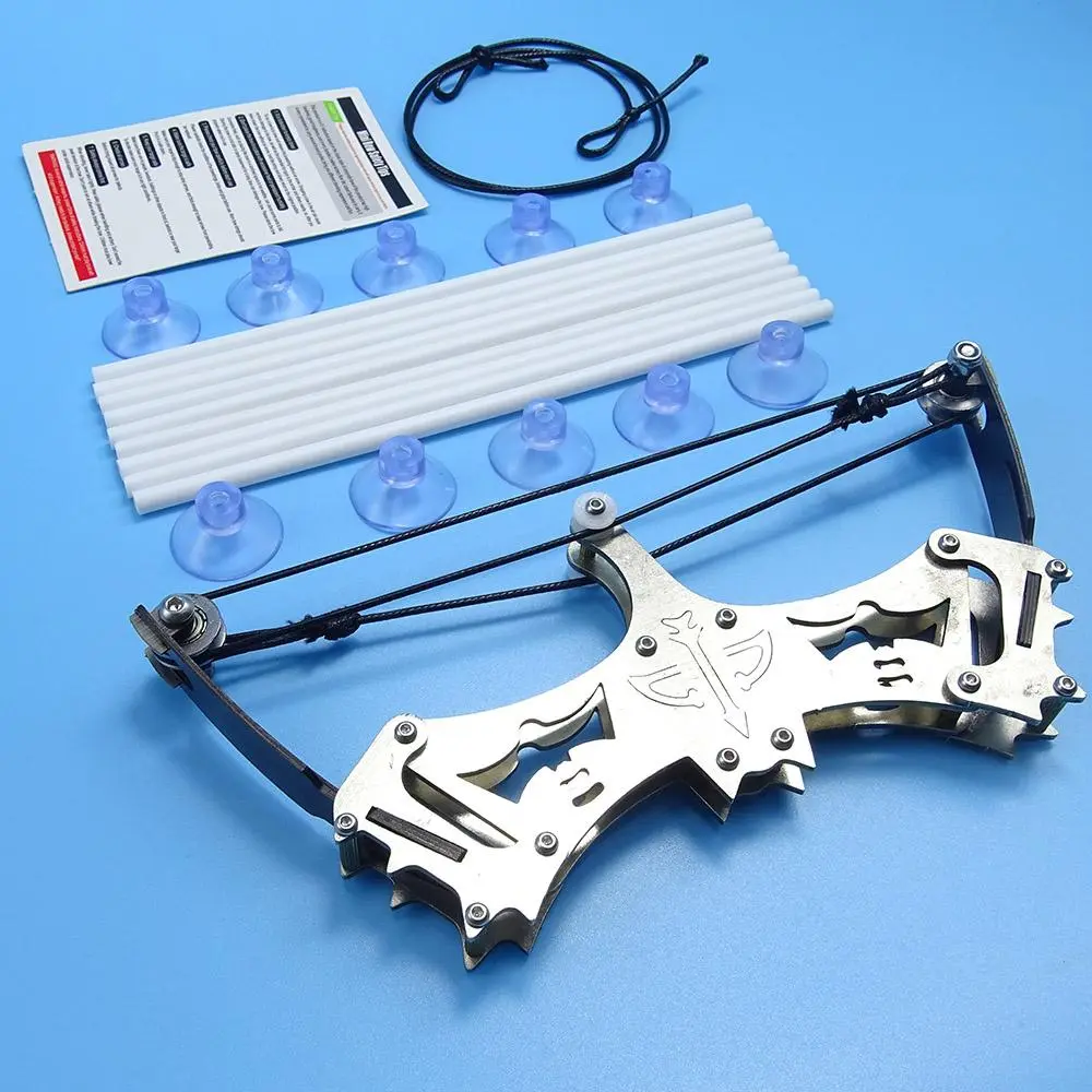6.3 Inch Compound Bow, 1 Set Mini Outdoor Shooting Toy, Compound Bow and Arrow, Leisure & Outdoor Recreation Equipment for Adults, Valentine's Day Gift