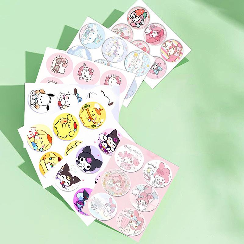 36Pcs Sanrio Kuromi Cinnamoroll My Melody Anti-Mosquito Stickers Screen Patch Stickers Anti Mosquito Clothing Hat Decoration 8
