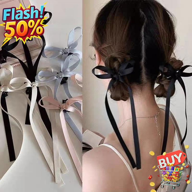 Kẹp Tóc Càng Cua Nơ Ngọt Ngào, Băng Đô Ruy Băng Múa Ba Lê Kẹp Tóc Bện Kiểu Nụ Hoa, Kẹp Tóc Càng Cua Ruy Băng Dopamine, Còn Hàng Năm 2025, Phụ Kiện Tóc 4