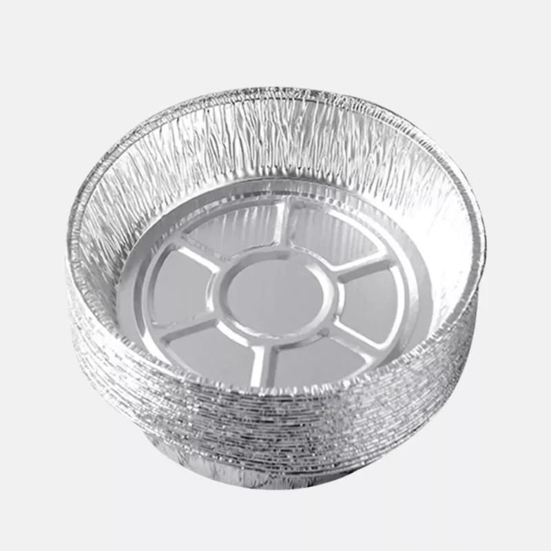 Combo 100 Khay Giấy Bạc 22cm Lót Nồi Chiên Không Dầu Lò Nướng - Khuôn Đĩa Nhôm Đựng Thức Ăn Đựng Thực Phẩm Đồ Nấu Ăn Dùng 1 Lần khay bạc