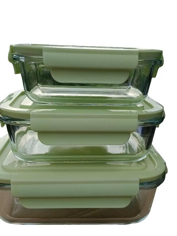 SÉT 3 HỘP THỦY TINH CHỮ NHẬT 1000ML_680ML_410ML