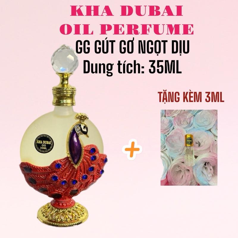 KÈM 3ML GG35 - Tinh dầu nước hoa Kha Dubai oil perfume 35ML hương GG35 gút gơ ngọt dịu nhẹ nhàng quyến rũ Nữ