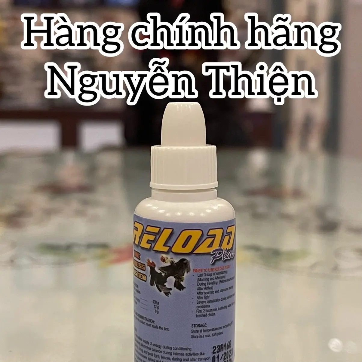 Reload plus điện giải chai 15ml - Giảm căng thẳng và giảm mệt mỏi dành chiến kê