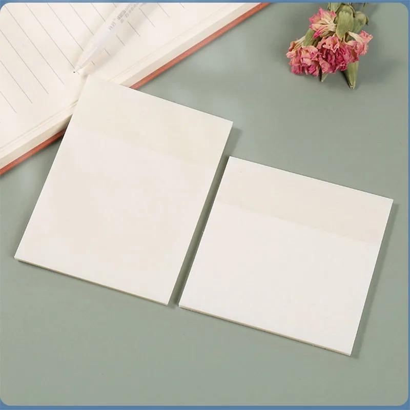 Product Introduction of 100 Sheets Transparent Sticky Notes Scrapes Stickers Note Pads Posted it Paper Clear Notepad School Stationery Office Supplies 10