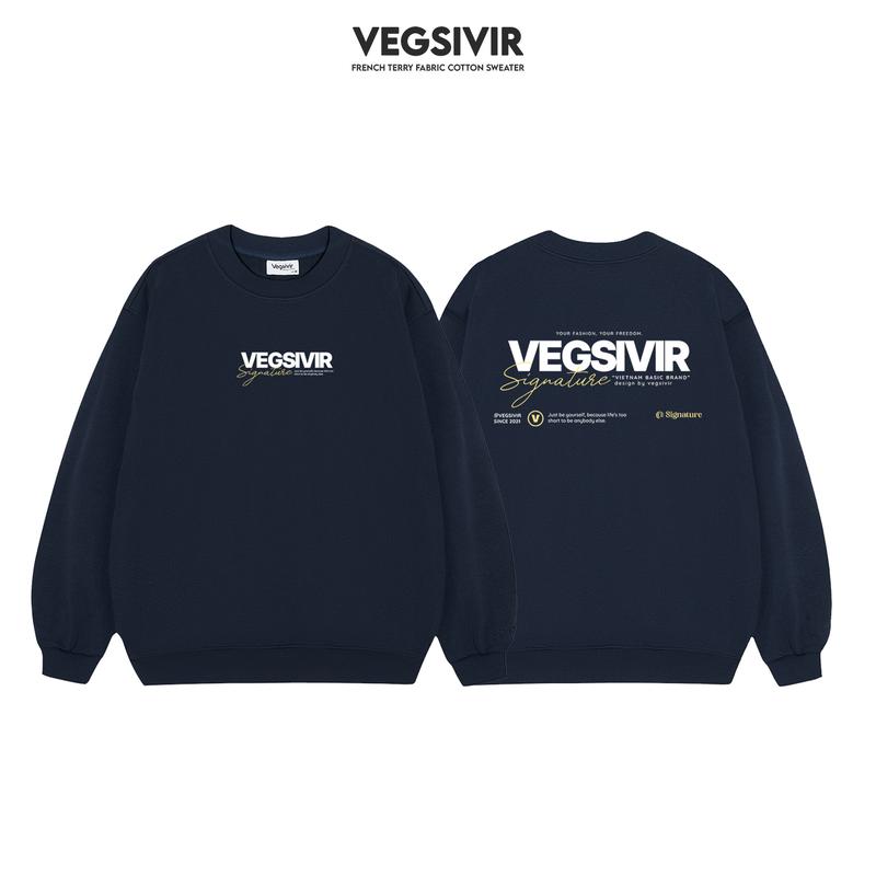  Áo sweater nỉ chân cua Vegsivir - SIGNATURE. 