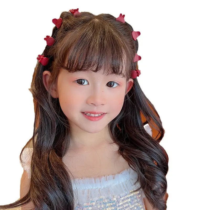 Kẹp Tóc, Cỡ Nhỏ Kẹp Tóc Nhỏ Nhám Kẹp Tóc Trẻ Em, Dễ Thương Và Ngọt Ngào, Thời Trang Và Đơn Giản, Mặt Nhẵn, Thích Hợp Cho Phụ Nữ Và Trẻ Em Gái, Với Dây Mảnh Kim Loại Đuôi Ngựa, Phụ Kiện Không Đường May, Cho Tóc, Women Voi 4