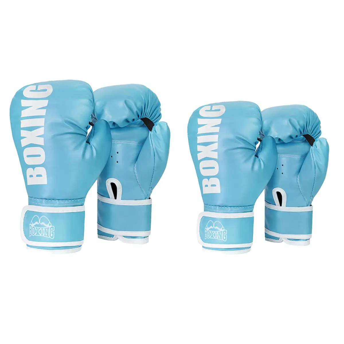 Boxing Gloves, 2 Pairs Professional Training Boxing Gloves, PU Leather Boxing Gloves for Teenager Men Women, Martial Arts Training Gloves