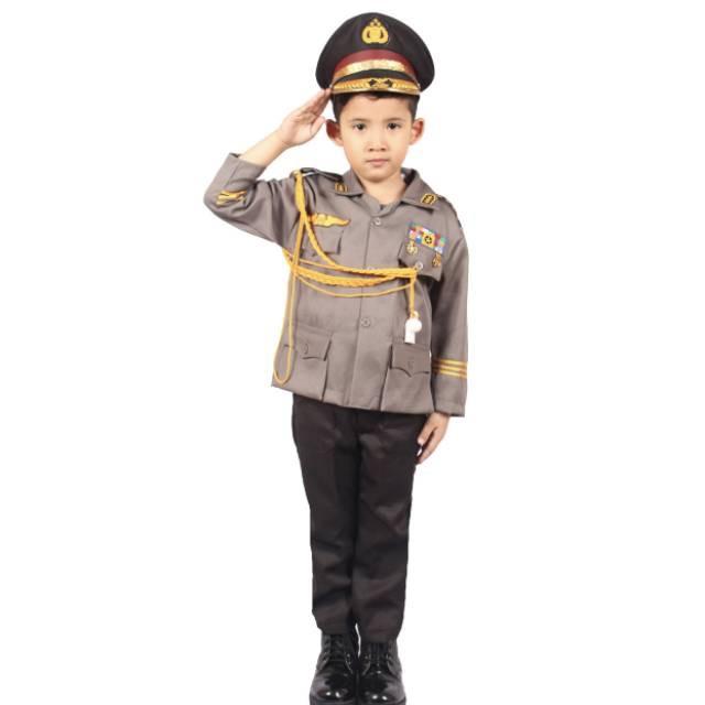BAJU POLISI KOMBI (kijang) Anak 3