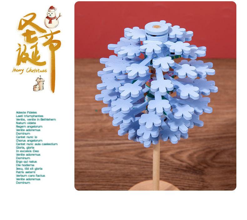Product Introduction of Christmas Ornament Children's Educational Facial Makeup Rotating Lollipop Decompression Decompression Fei's Series Leaves Creative Toys 7