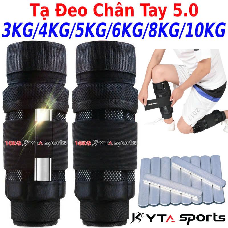 [Tạ chân tay cao cấp] Tạ chân tay tập gym đa năng 2kg/3kg/4kg/5kg/6kg/8kg/10kg, tạ đeo chân tay phiên bản PREMIUM thế hệ 5.0 dành cho gymer, yoga, TDTT