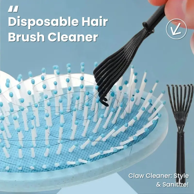Hair Brush Cleaner, 1 Count Disposable Hair Fragment Cleaner, Claw Styling Hair Styling Tool, Comb Dirt Cleaner, Valentine's Day Gift, Trending Products, Haircare Stylingtool Grooming Tool 1