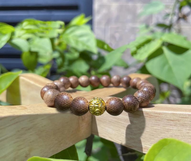 [Combo Kim Tiền – Vạn Lộc] Vòng Trầm Mix charm Kim Tiền Phong Thủy May Mắn | Trầm Hương Phúc Tử Vi  Phụ Kiện