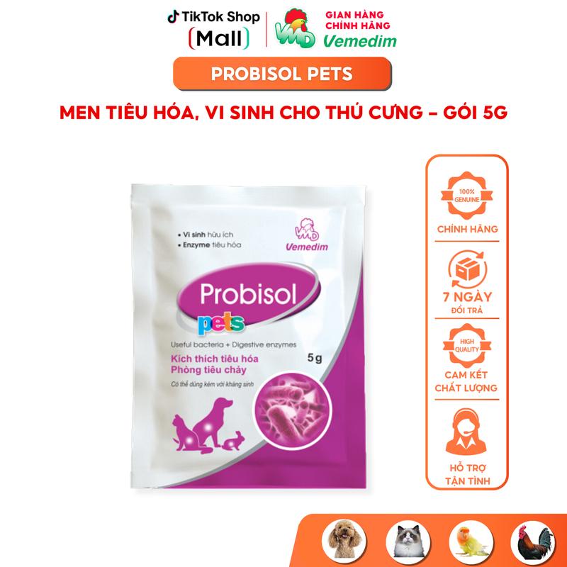 Probisol Vemedim Probisol for pets - Men tiêu hóa dùng cho chó, mèo, thỏ ...