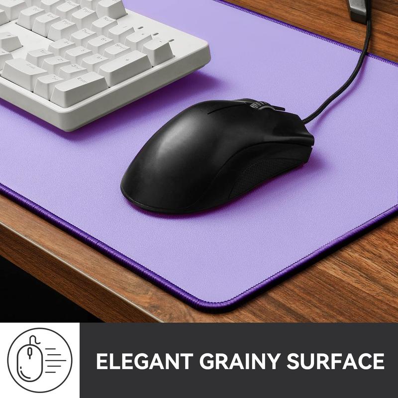 Waterproof Large Gaming Mouse Pad, Durable Stitched Edges Mouse Pad with Non-slip Rubber Base, Smooth Surface Mouse Mat for Home Office Gaming 2