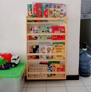 rak buku jati belanda