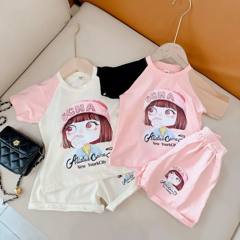[ Quynhanhshop] ( 9kg-70kg) bộ áo phối quần mẹ và bé gái SCHA mẹ con , chất liệu cotton 4c mùa hè mặc cực mát 2024 3