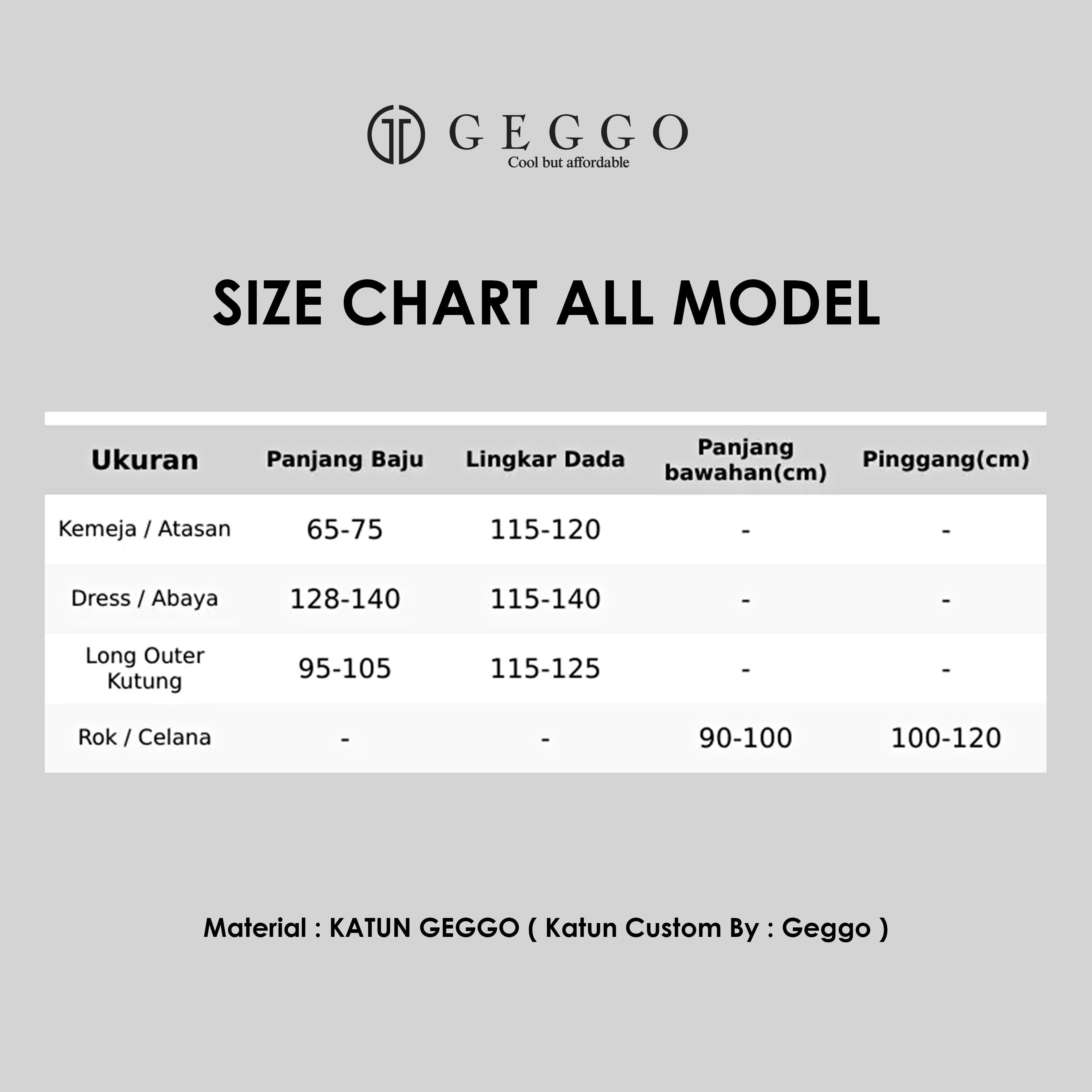 GEGGO  CLOTH- NONAYA TUNIC Atasan tunik wanita formal non formal nyaman digunakan