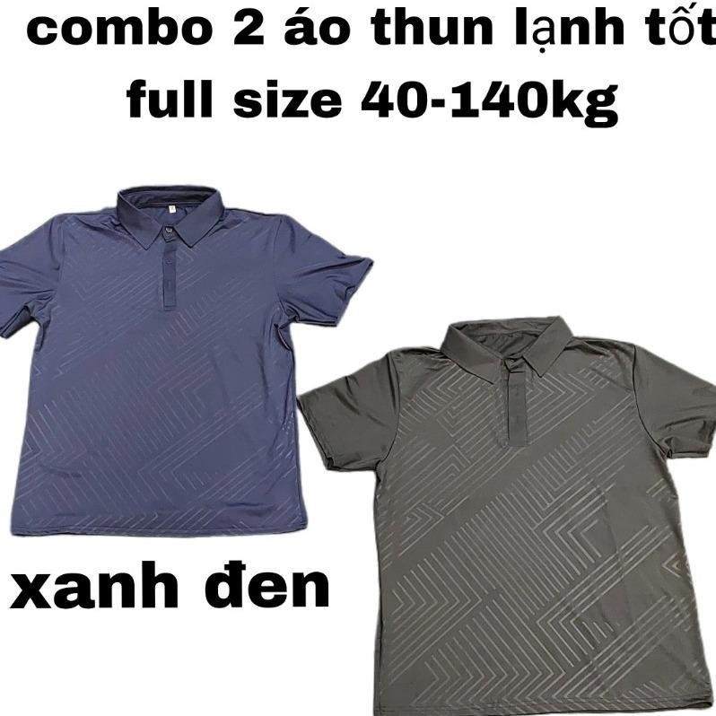M29 COMBO 2 ÁO thun nam ngắn tay thể thao CÓ CỔ,chất vải thun lạnh,dập vân chìm 3D dày,từ 40-140kg,phù hợp với các hoạt động thể thao,đi chơi hay đi làm đều được 0