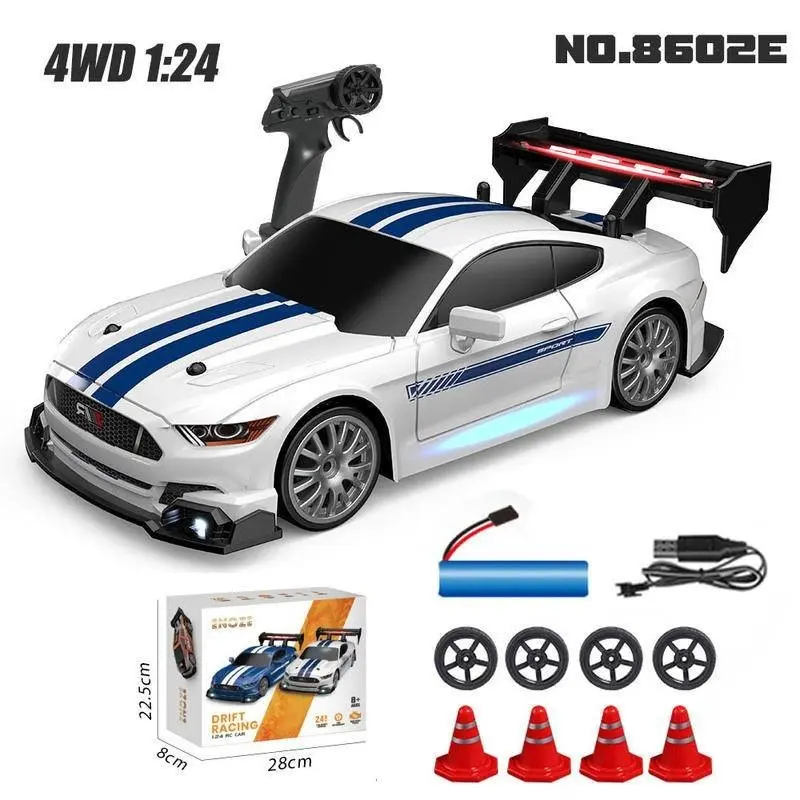 For Kids RC Car GTR 2.4G Drift Racing 4WD Off-Road Car Radio Remote Control AE86 Vehicle Electronic Hobby Toys