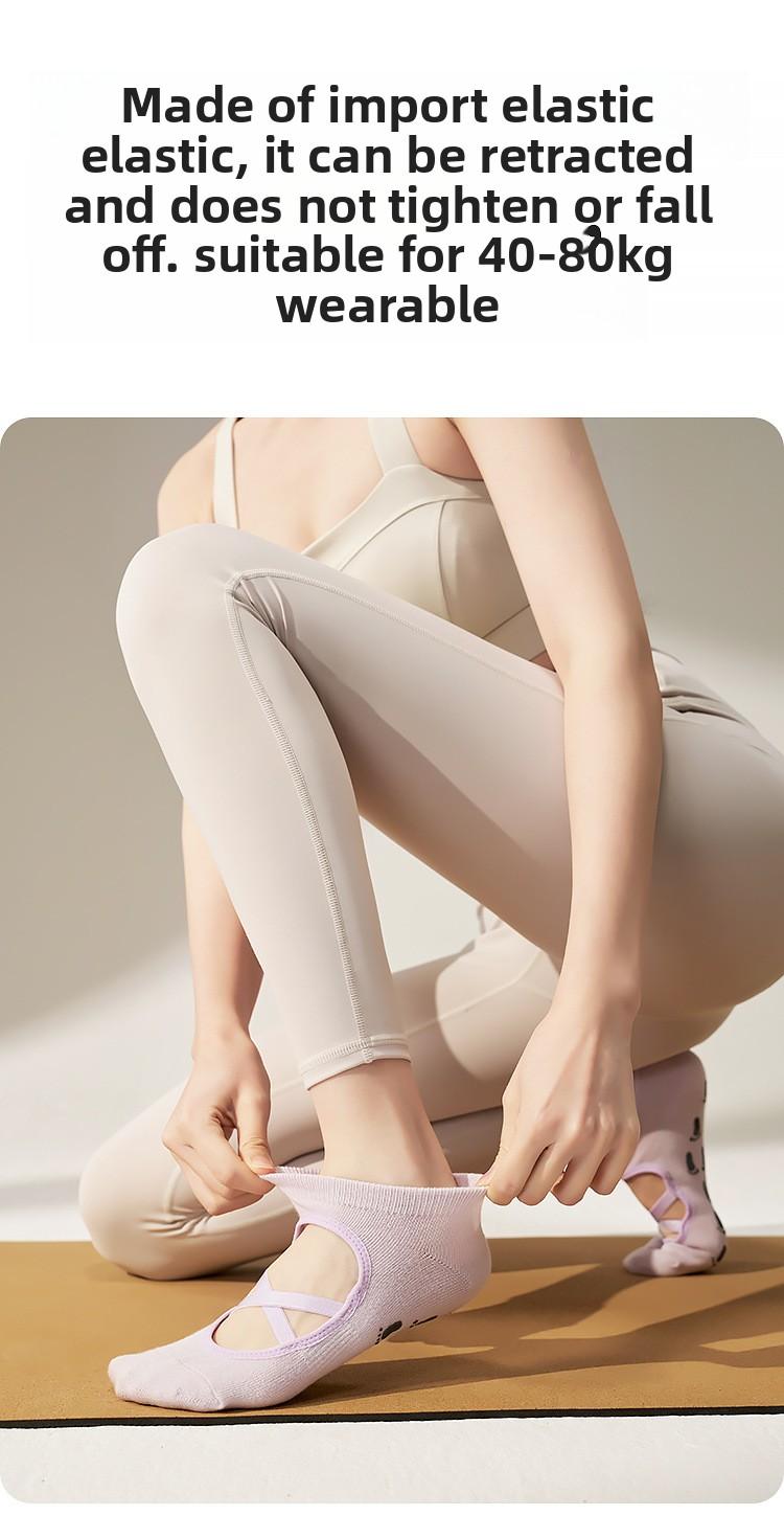Product Introduction of Yoga Non-Slip Socks for Women Professional Training Breathable Sweat-Absorbing Non-Slip Pilates Yoga Socks 16