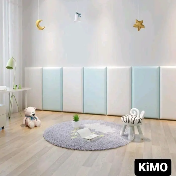 Headboard wall panel 40x60 - hiasan dinding estetik mewah - busa pelindung tembok dari benturan - pengman bayi