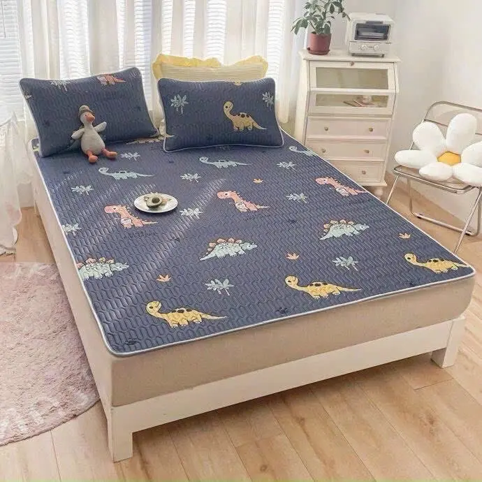 [ tặng kèm 2 vỏ gối] chiếu điều hòa Trần bông họa tiết siêu xinh 0