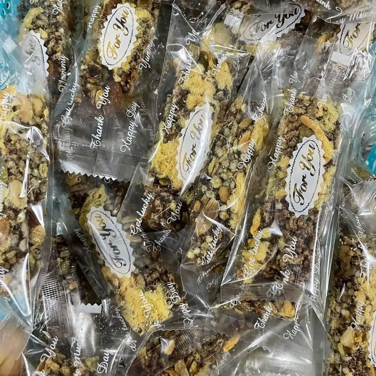 Thanh gạo nứt chà bông túi 500gr