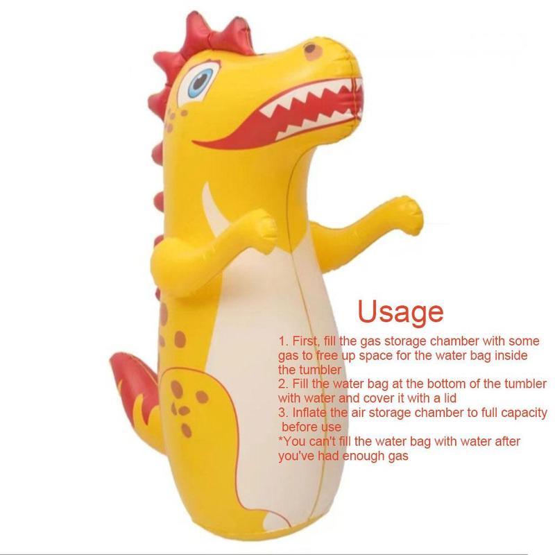 90cm Inflatable Dragon Tumbler Children's Inflatable Toys Balloon For Children's O9Z2 8