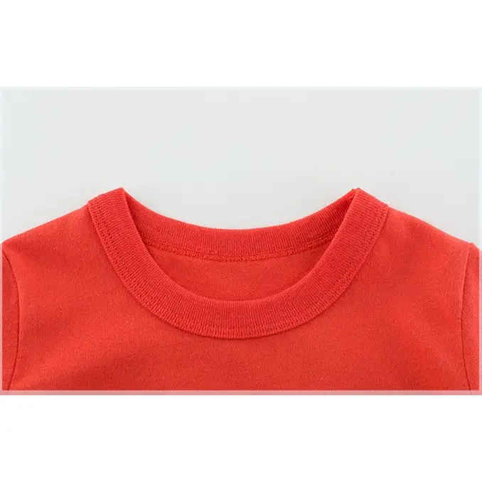 Baju Kaos T-Shirt Fashion Anak Laki-Laki Gambar Gajah Warna Putih Dan Merah 2