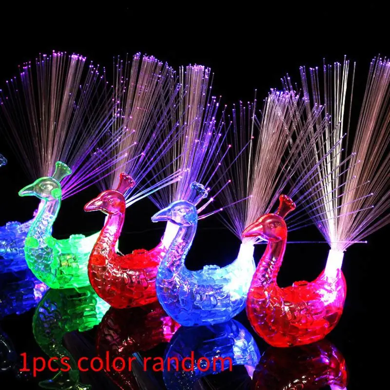Đèn Ngón Tay Con Công Dạ Quang, Đồ Chơi Phổ Biến Cho Trẻ Em, Có Tại Các Gian Hàng Đường Phố, Đồ Chơi Dạ Quang, Thích Hợp Cho Các Chợ Đêm 1