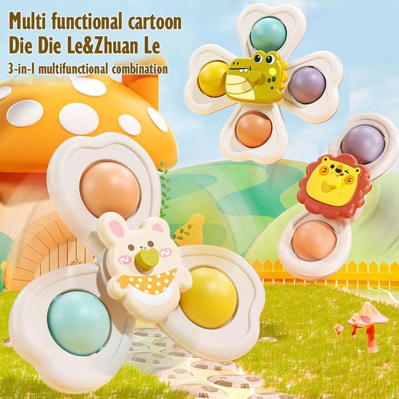 Product Introduction of Bộ Quay Treo Tường Chân Không Có Thể Xếp Chồng, 3 Bộ, Phát Triển Tư Duy Của Trẻ Em, Đồ Chơi Vui Nhộn Trò Chơi, T7O0 19