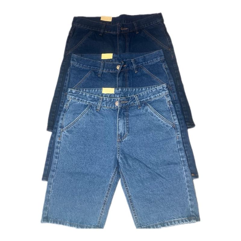 Combo 3 quần short jean nam túi xéo . Chất liệu coton, không giản . 3 màu khác nhau Menswear Cotton