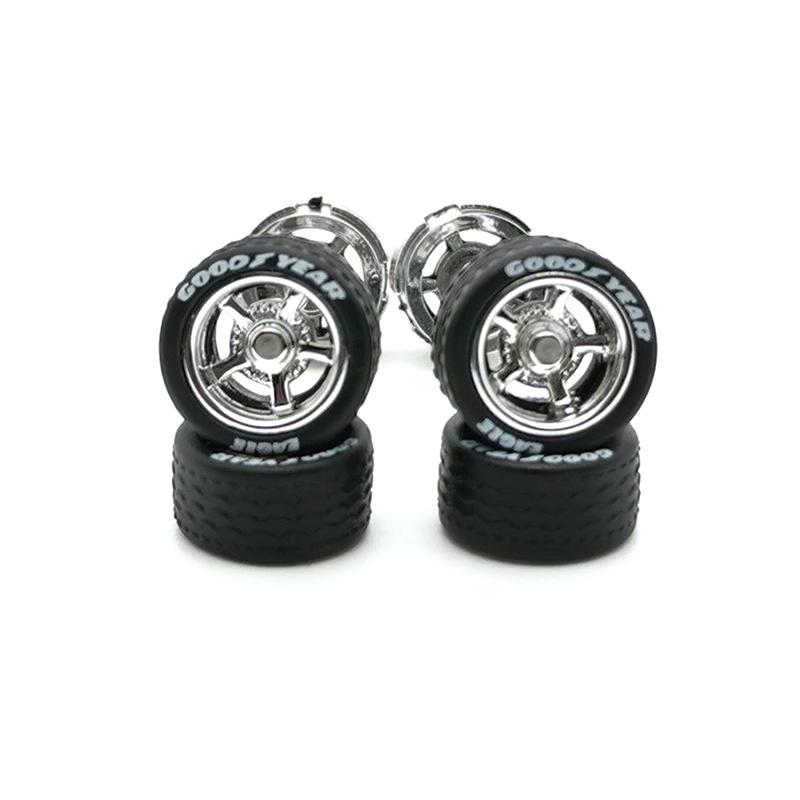 Product Introduction of Roda Kereta Aloi, 11mm, 1 / 64, Tayar Berombak Boleh Ditanggalkan, Elektroplate UV, Siri MSCP, Untuk Roda Panas / Kotak Padanan / Domeka, 1 Set 39