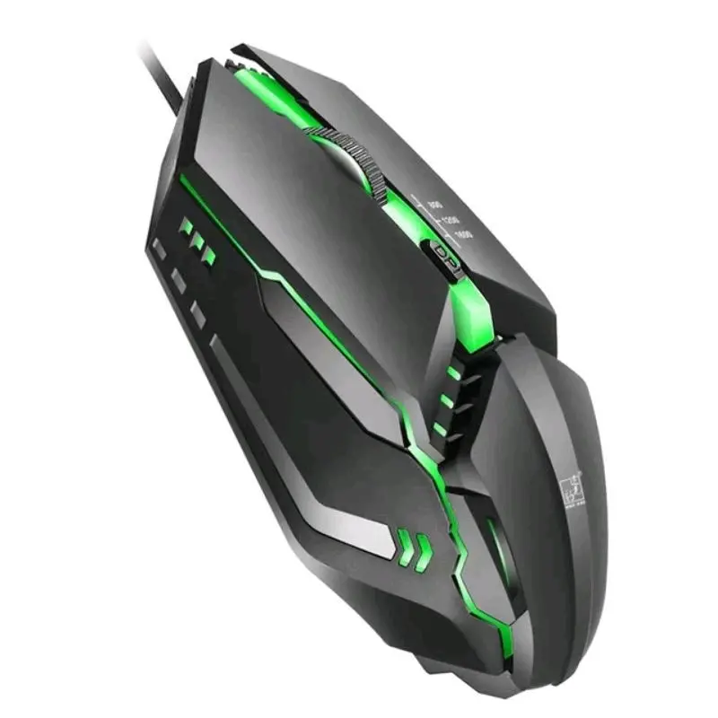 MOUSE WIRED USB GAMING LED RGB X3 4 MODE DPI TERMURAH 2