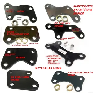 BREKET CAKRAM 300MM BYSON -SCORPIO VIXION-MX KING-MX-JUPITER-FIZR-R15 OLD-VEGA-RX KING NEW-RX KING OLD-RXS BREKET PIRINGAN 300MM Motorcycle