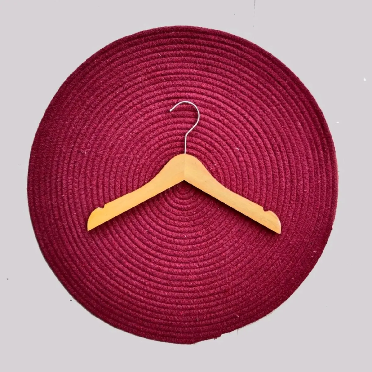 Hanger kayu natural anak