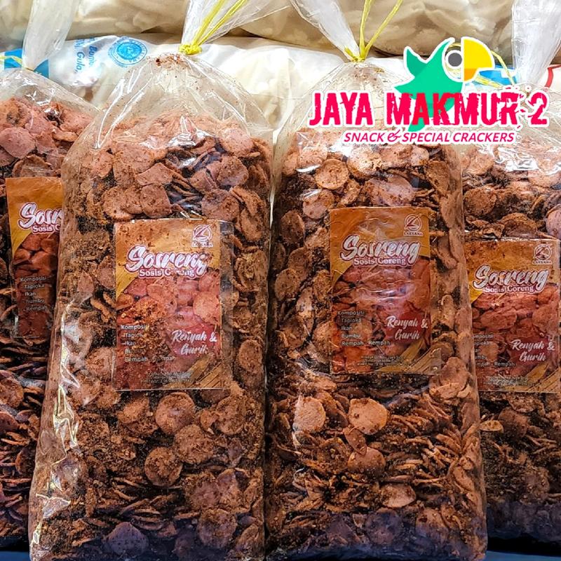 1kg sosis goreng super pedas camilan 1