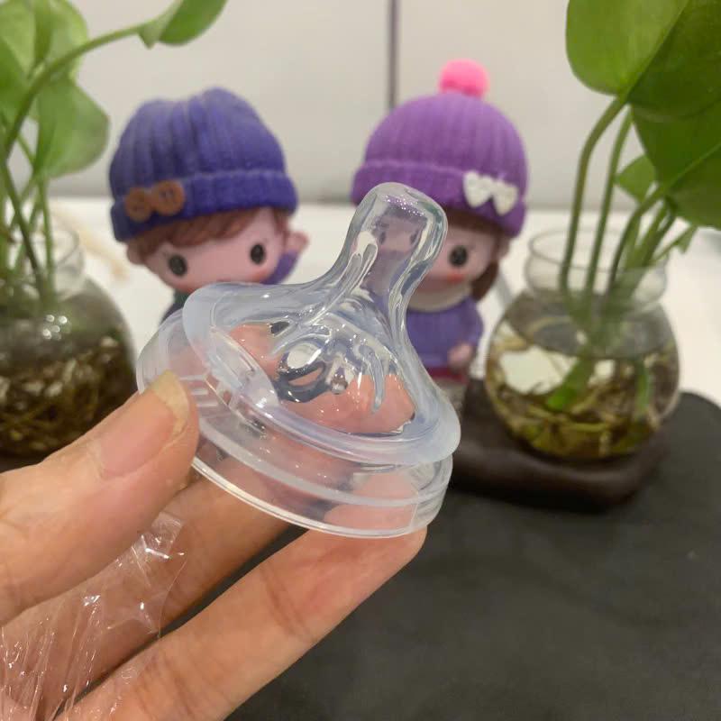 Núm ti thay thế bình sữa Babuu Aven cổ rộng phụ kiện cho bé