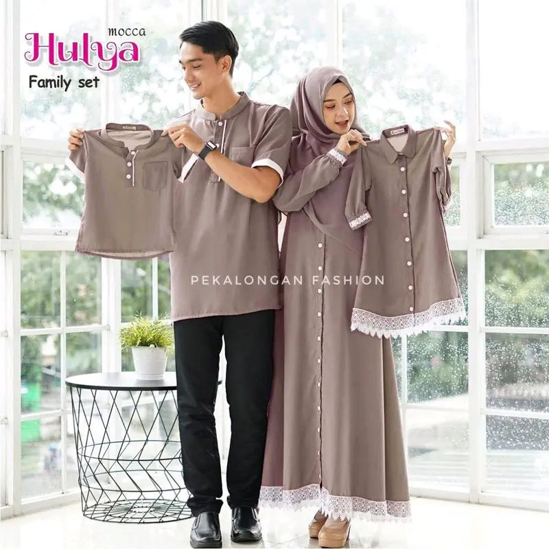 COUUPEL KELUARGA Famili SET /BAJU SET KELUARGA Seragam Polos couple dan lebaran 0