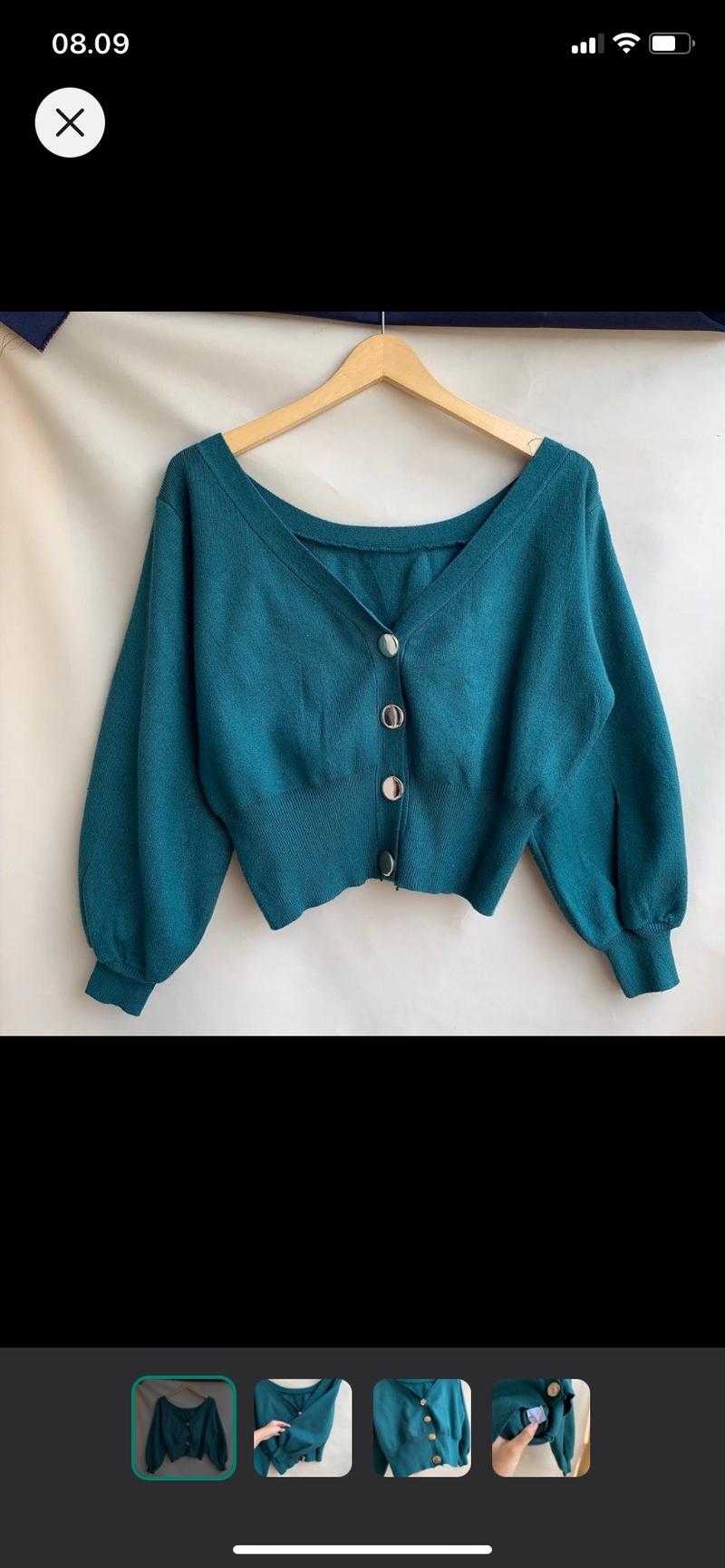 Product Introduction of Cardigan lucu Wol Santai Crew Neck 1