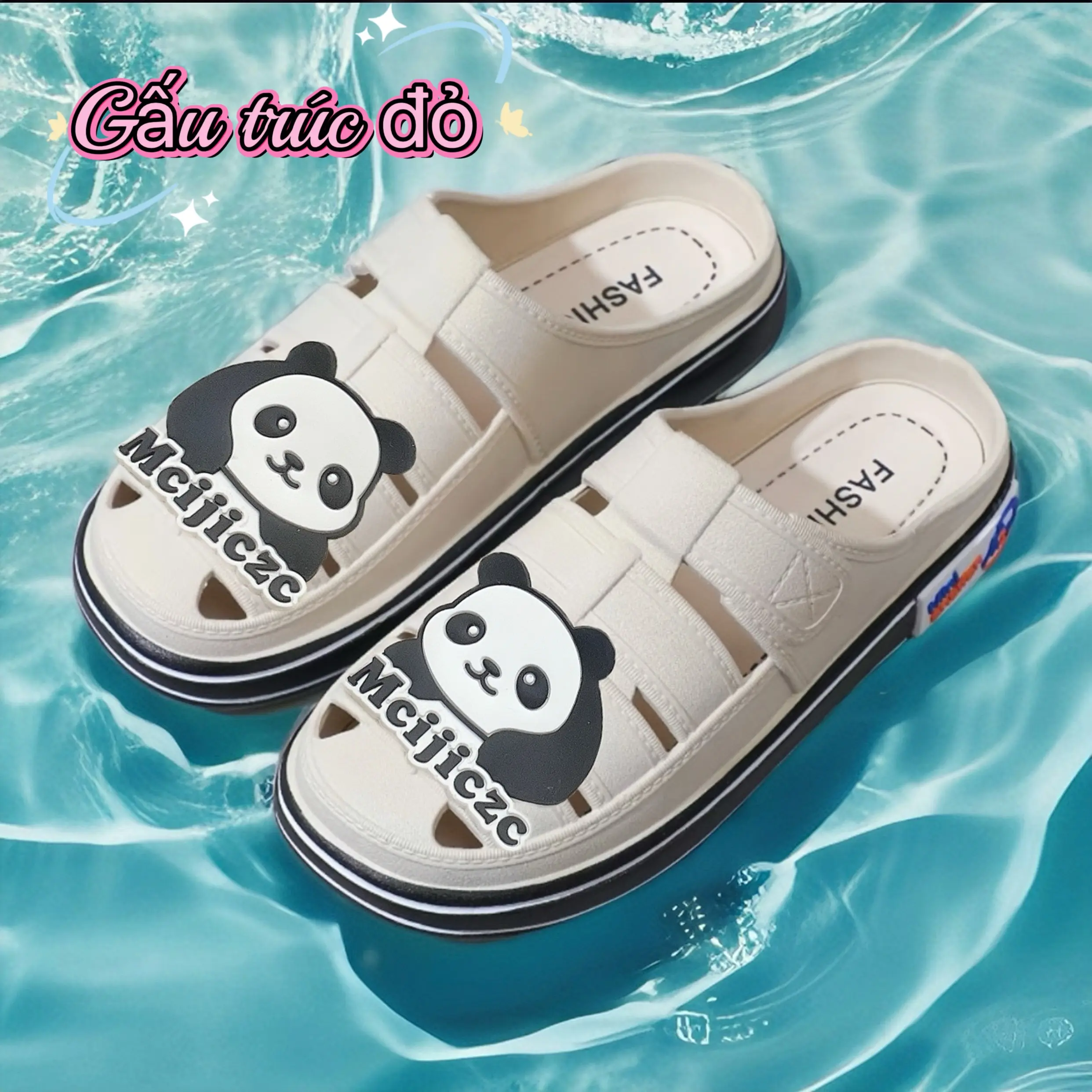 058-Giày Lỗ Bao Đầu nữ 2025 đế dày mùa hè 2 màu DéP Shoes