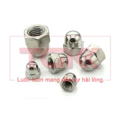 Đai ốc mũ inox 201 (M3-M10) 2
