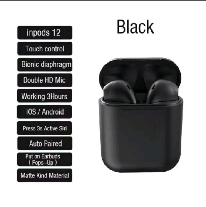 INPODS ii12 RUE WIRELLES STEREO V-5.0 HEANDSET BLUETOOTH 4