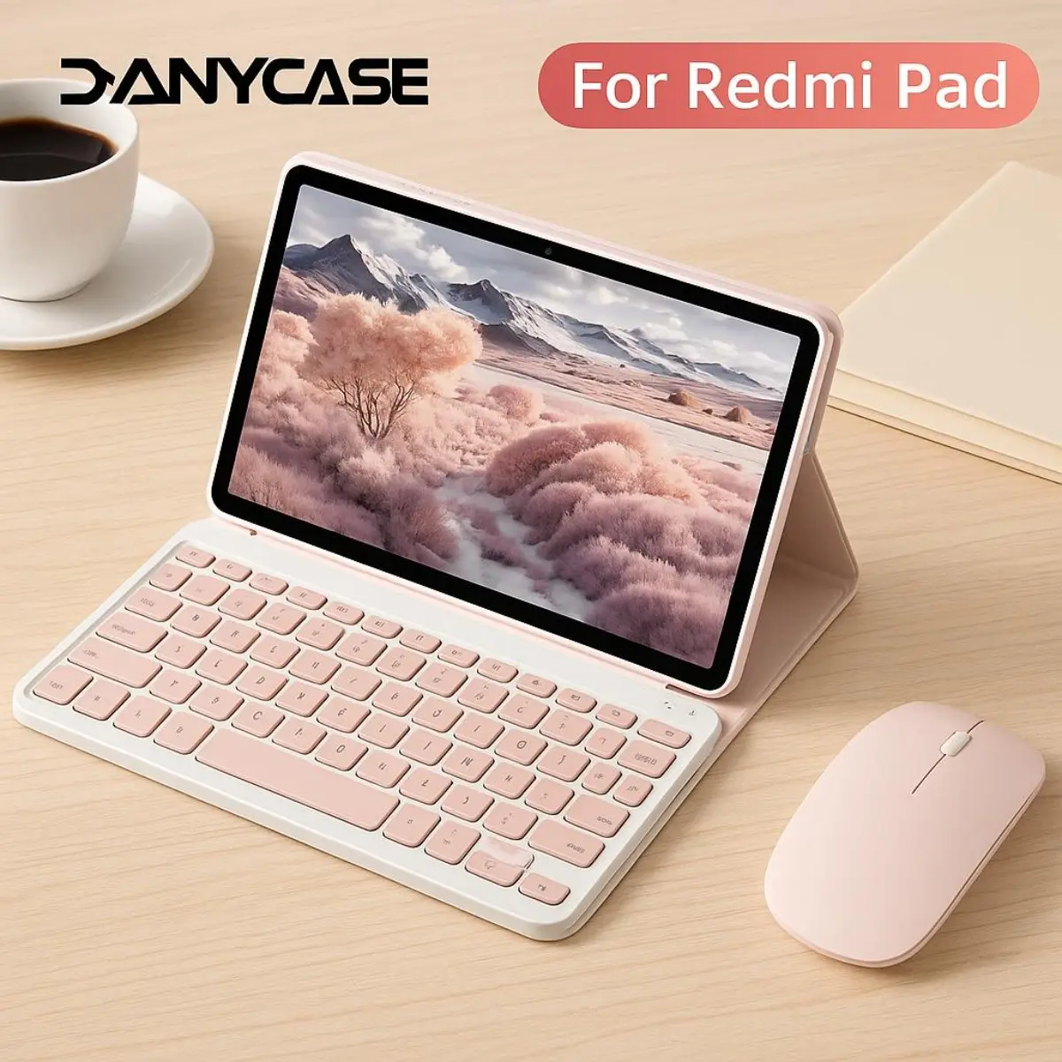 【Not Tablet】Magnetic Bluetooth Keyboard Case for Redmi Pad SE 11 inch Redmi Pad 2 for Redmi Pad Pro 12.1 2023 Pad 10.61 for xiaomi 6/6 pro 11 inch  for xiaomi 5/5 pro 11 inch for xiaomi 6S Pro 12.4in  in Xiaomi Tablet Cover case dan Casin Touch keyboard