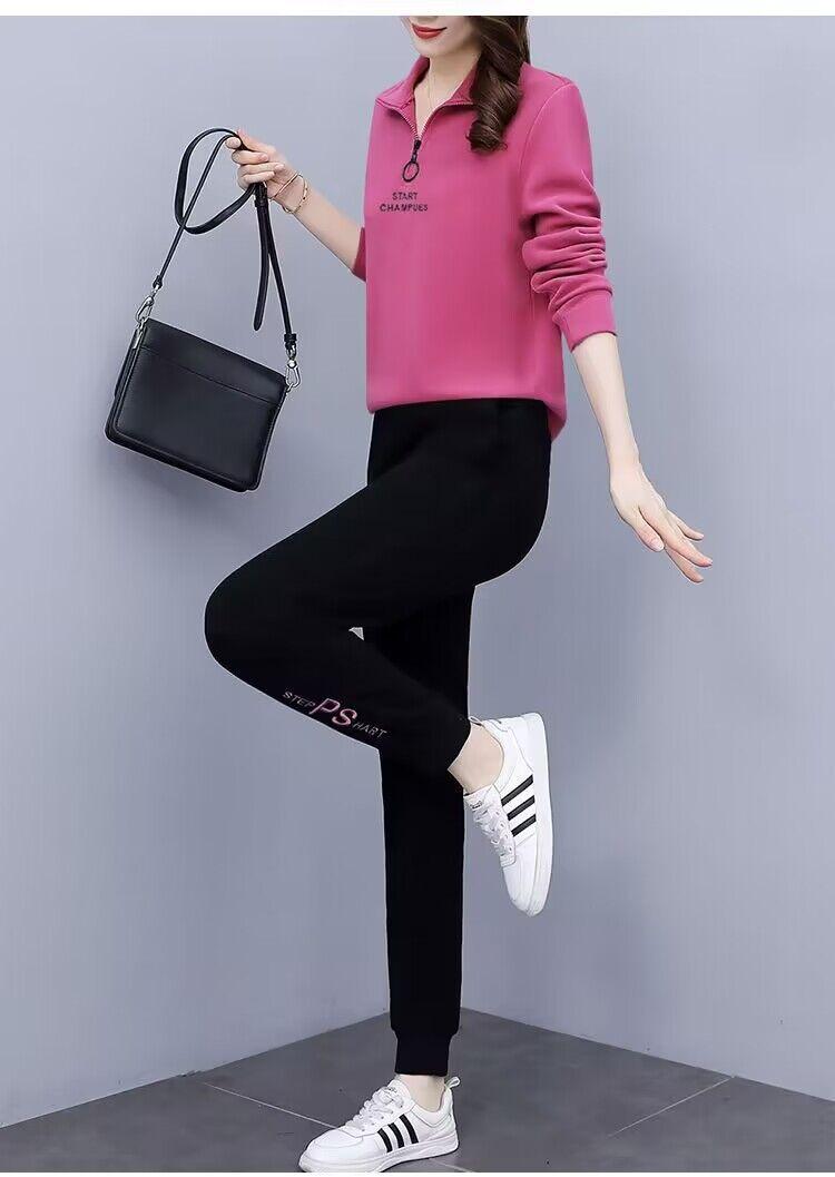 Product Introduction of Bộ Đồ Thể Thao Bộ Hai Món Áo Len Thời Trang Đi Chơi Đầu Xuân Thanh Lịch Trông Trẻ Trung Phong Cách Phương Tây Mới Mùa Xuân Và Mùa Thu 2023 Cho Nữ 15