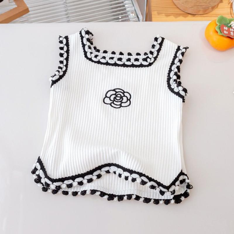 Product Introduction of Áo Vest Mùa Hè Cho Bé Gái, Không Tay, Thời Trang Mới, Có Hai Dây, Thích Hợp Cho Trẻ Em Và Bé Gái, Phong Cách Phương Tây, Hợp Xu hướng, Áo Trên 5