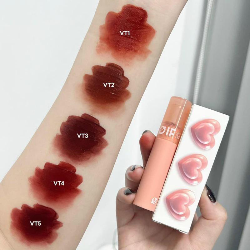  { Thuần Chay } Son Kem Lì Hàn Quốc FOIF Daily Velvet Tint lâu trôi siêu mướt mịn Nữ Cosmetic Trang Điểm Mỹ Phẩm 