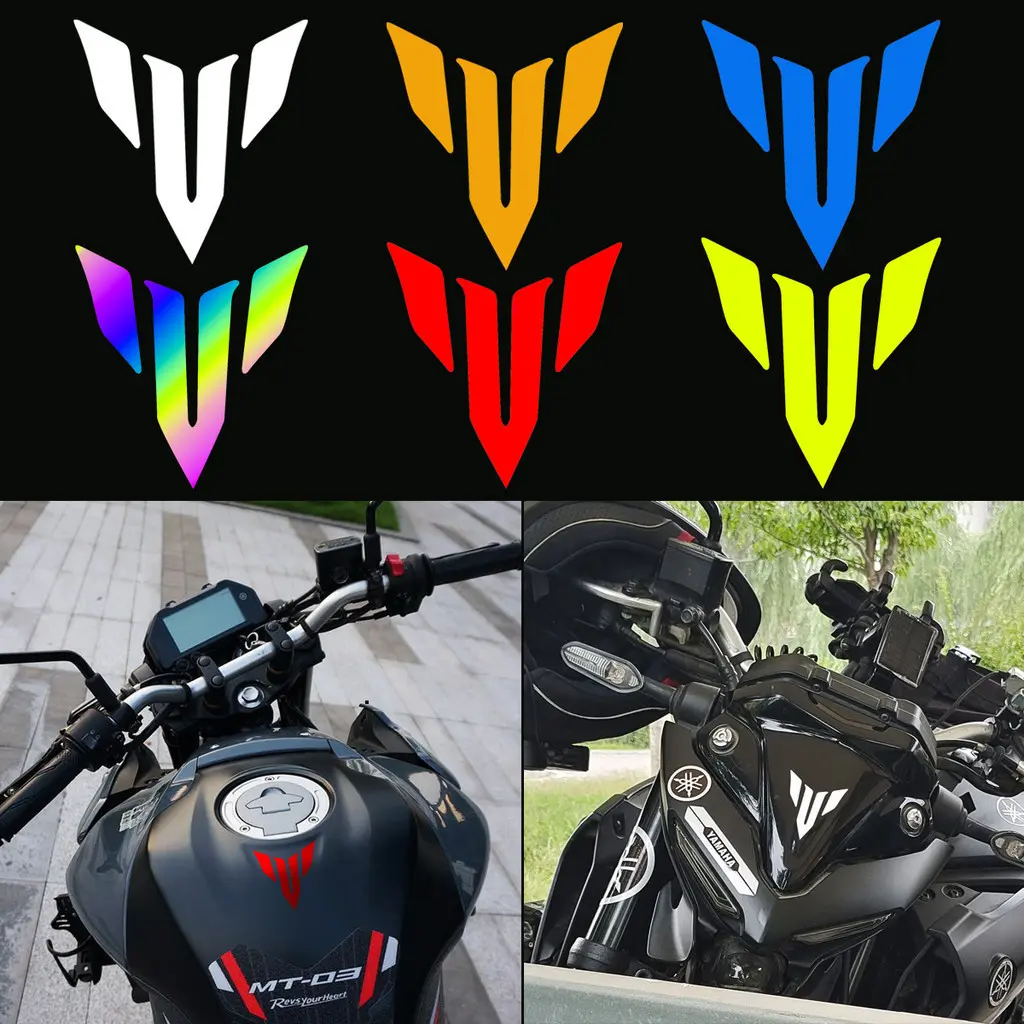 Yamaha MT Logo Sticker Motorcycle Helmet Body Decal for Yamaha MT03 07 09 10 Mt-03 Mt-07 Mt-09 Mt-10